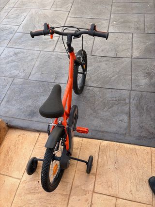 Bicicleta infantil naranja