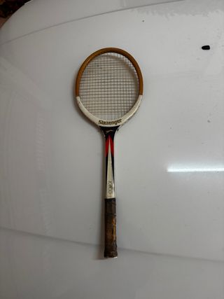 Raqueta de tenis vintage Slazenger de madera