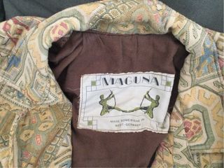 Cazadora vintage ante flecos MAGUNA