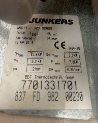 Calentador Junkers