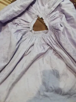 Falda regional niña morada