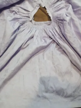 Falda regional niña morada