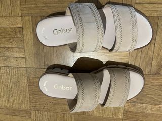 Zapatos Gabor plateados