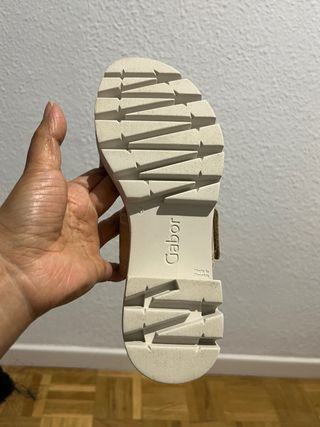 Zapatos Gabor plateados