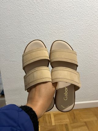 Zapatos Gabor plateados