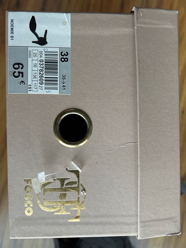 Tacones negros Fosco cuero