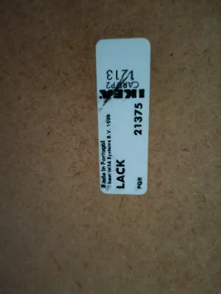 Mesa auxiliar blanca Ikea