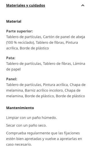 Mesa auxiliar blanca Ikea