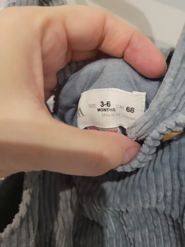 Peto bebé pana gris