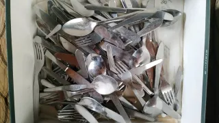 Conjunto 100 Peças Talheres Metal