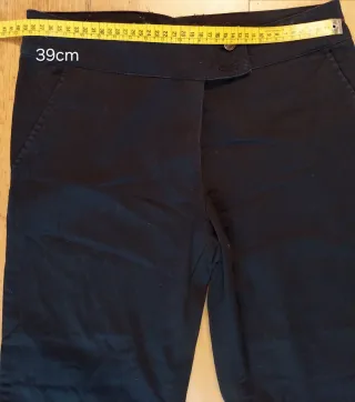 Pantalón negro mujer algodón y spantex. Muy cómodo