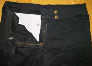 Pantalón negro mujer algodón y spantex. Muy cómodo