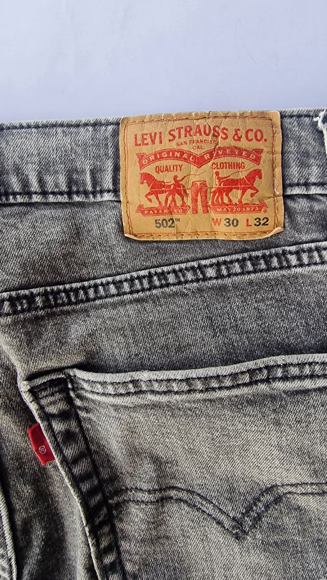 Jeans Levi's 502 Grigio W30 L32