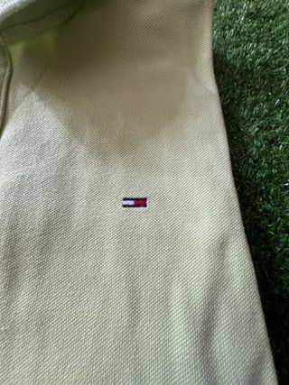 Polo Tommy Hilfiger verde/giallo