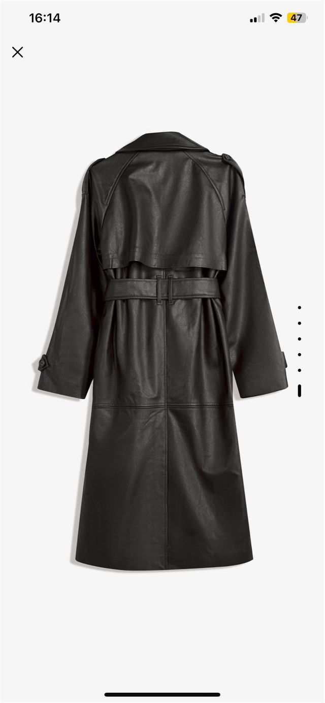 Gabardina Bershka Negra