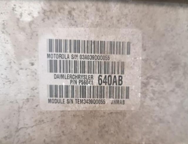 P56041640ab 03a039dq055 centralita jeep cherokee