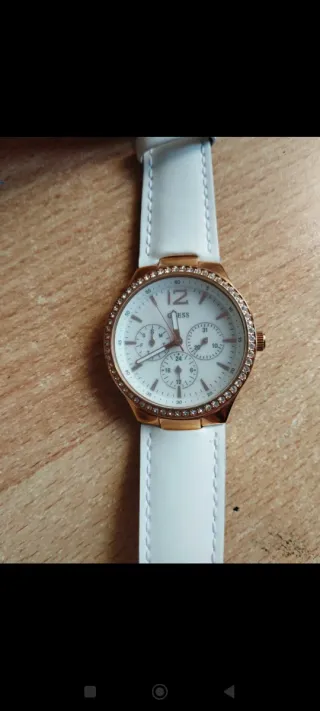 Orologio Guess donna oro e bianco