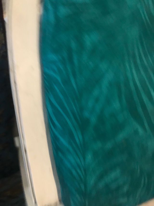 2 Sillas Madera Tapizado Verde