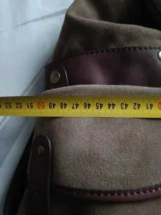 Mochila Marlboro Classics Piel Beige/Marrón/ Caqui