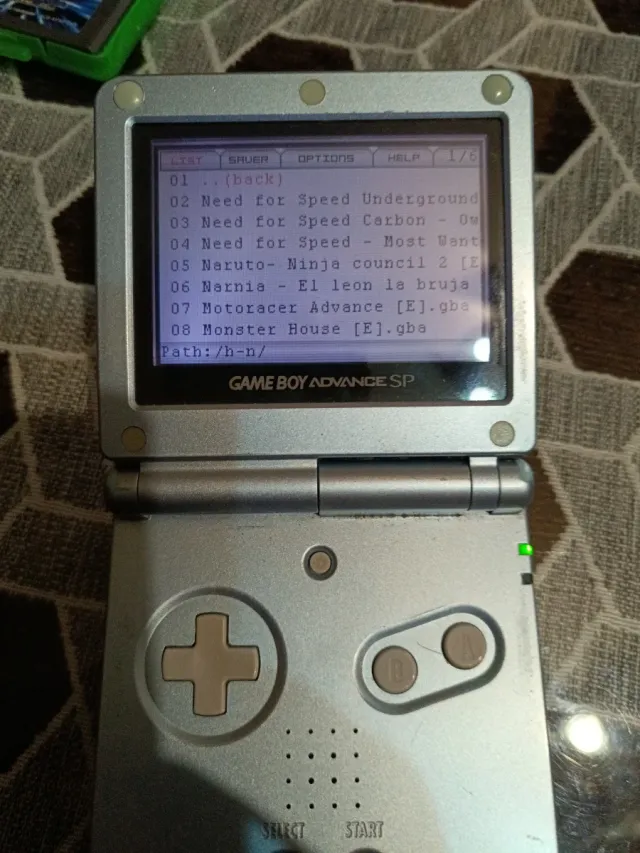 Nintendo Game Boy Advance SP azul