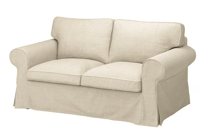 2 x Sofá IKEA Ektorp 2 plazas beige