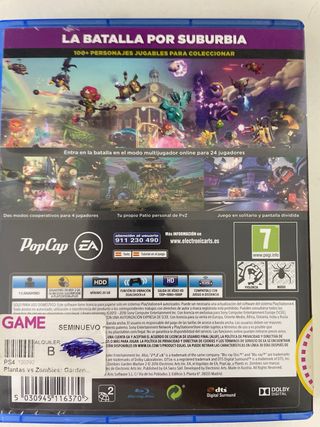 Plants vs Zombies GW2 PS4