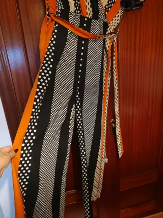 Mono estampado rayas y lunares