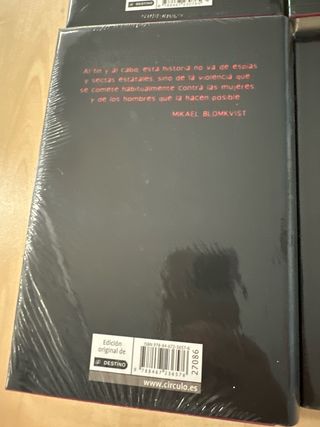 OFERTA 4 libros Stieg Lagarsson precintados