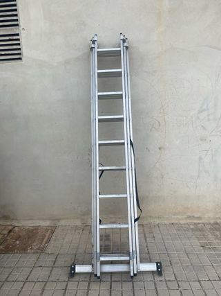 Escalera aluminio 3 tramos
