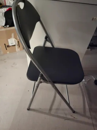 Sillas plegables madera y metal