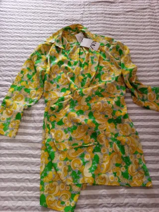 Camisa Zara Estampada Mujer