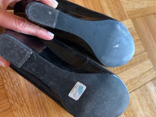 Manoletinas negras charol