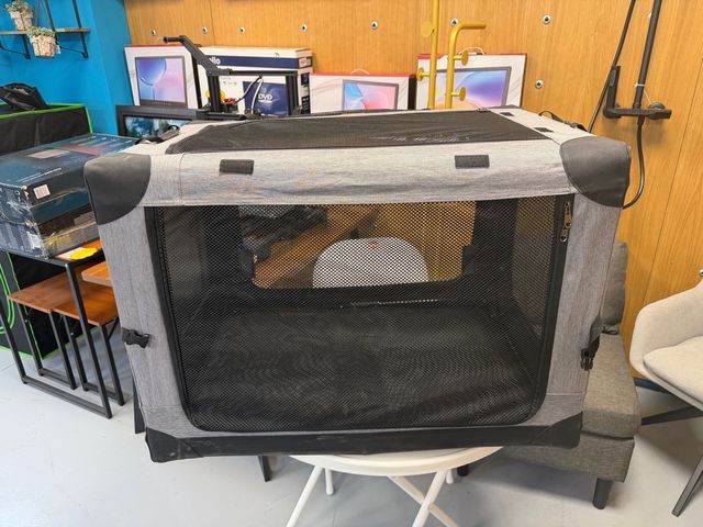 Trasportino pieghevole per animali domestici 80x58x58cm