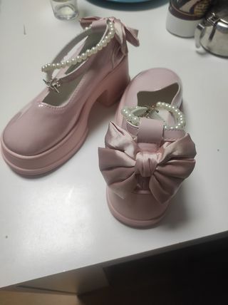 Zapatos Mary Jane Rosa Talla 36