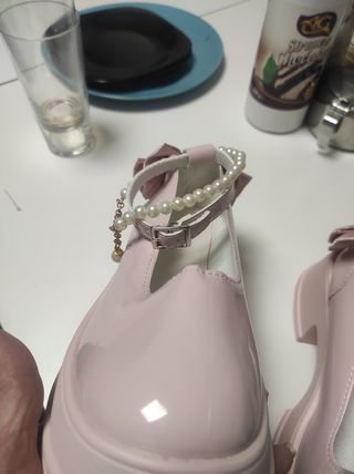 Zapatos Mary Jane Rosa Talla 36