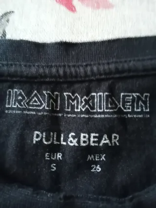 Camiseta Iron Maiden Killers Pull&Bear Talla S