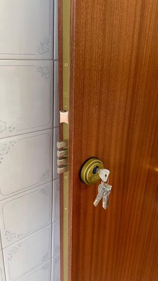 Puerta de entrada blindada