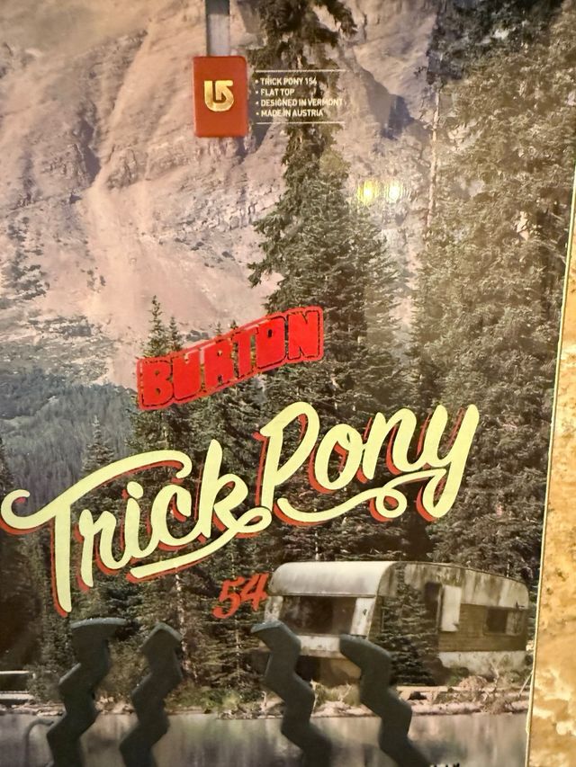 Tabla Snowboard Burton Trick Pony 156