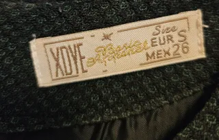 Vestido Pull&Bear corto verde con botones