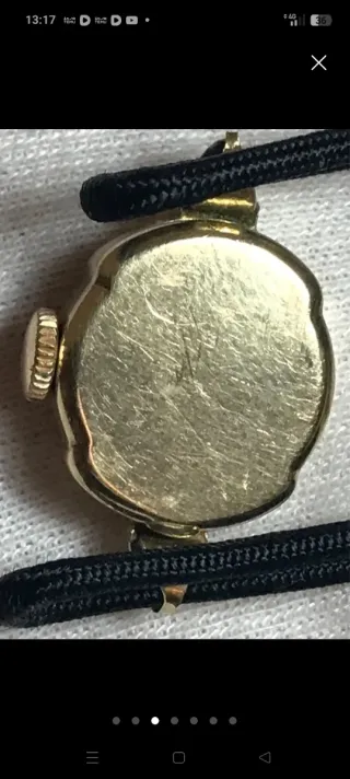 Reloj Omega Dorado y Negro