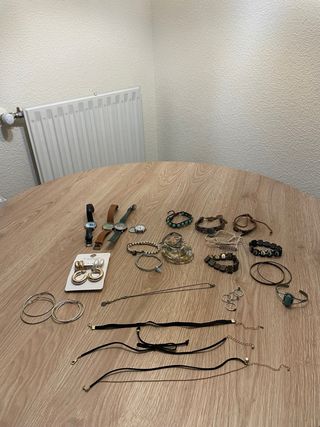 Lote accesorios: relojes, pulseras, anillos