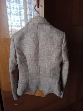 Blazer sei bottoni in tweed