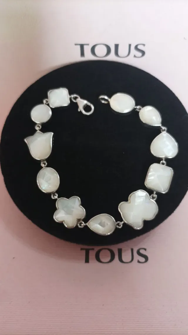 Pulsera Tous Plata y Nacar