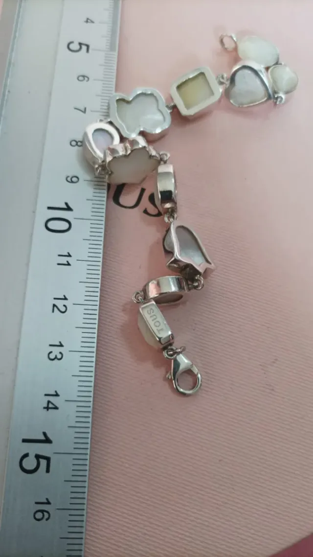 Pulsera Tous Plata y Nacar