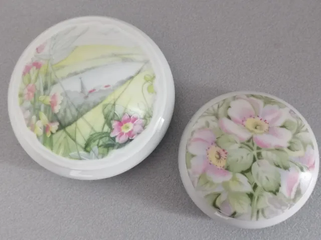 Scatoline Limoges porcellana dipinte a mano