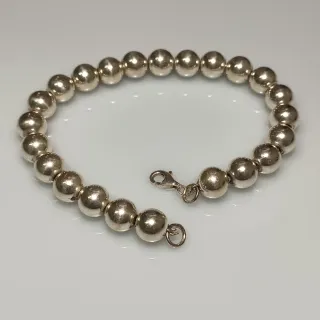 Pulsera Bolas Plata 925 - 20cm