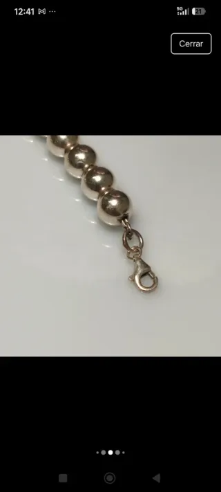 Pulsera Bolas Plata 925 - 20cm