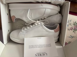 Zapatillas Polo Ralph Lauren Blancas y Rosas