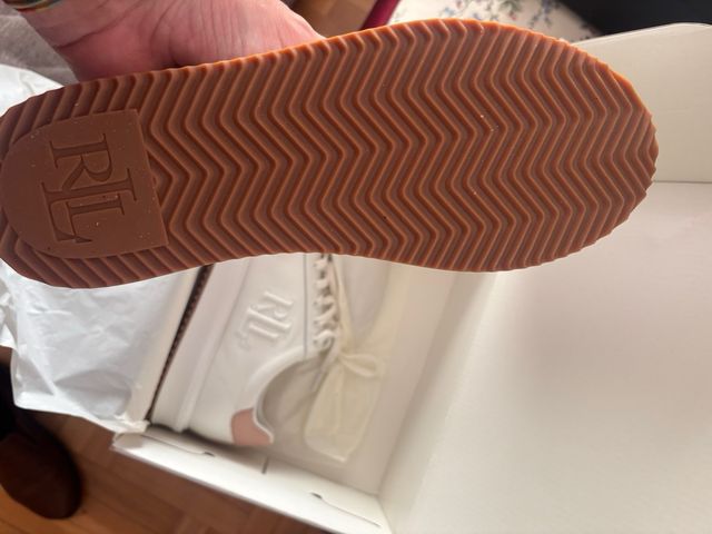 Zapatillas Polo Ralph Lauren Blancas y Rosas