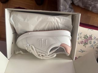 Zapatillas Polo Ralph Lauren Blancas y Rosas